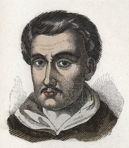 Tommaso Campanella（1568-1639），多米尼加修士和哲学家的肖像。 雕刻。 私人收藏 作者 匿名匿名