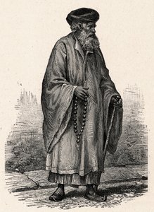 Portrait of a Catholic Coptic from Zifte in Egypt. Engraving in “Les Missions Catholiques au XIXeme Siecle”” by Louis-Eugene (Louis Eugene) Louvet. private collection. 作者 匿名匿名