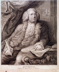 Portrait of english composer William Boyce (Engraving. 18th century) 作者 匿名匿名