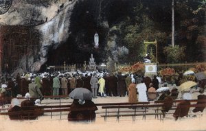 1900年左右，卢尔德-上比利牛斯山的山洞（65）。 作者 匿名匿名