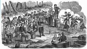 The pirate feast: the crew of Edward Teach dit Barbenoire (Blackbeard or Blackbeard 作者 匿名匿名