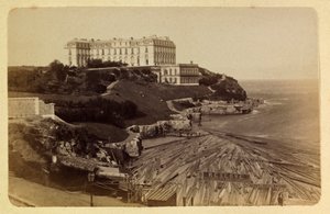 1885 年 -1890 年左右的马赛镇及其周边地区：Le chateau du Pharo，私人收藏 作者 匿名匿名