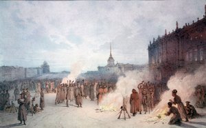 沙皇尼古拉一世和他的士兵们在12月14日举行的 作者 匿名匿名