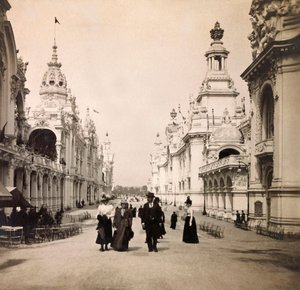 Universal Exposition of 1900 - Exposition Universelle de 1900 in Paris: Esplanade des Invalides - private collection 作者 匿名匿名