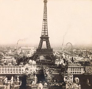 1900年的世界博览会--巴黎1900年世界博览会。香榭丽舍大街的全景--私人收藏 作者 Anonymous Anonymous
