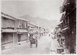 View of a village street in China Photograph of the beginning of the 20th century - Private collection 作者 匿名匿名