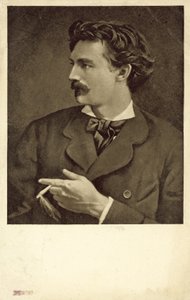 德国艺术家Anselm Feuerbach的自画像 作者 安塞姆·费尔巴哈