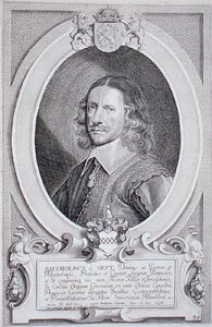 Barthold van Gent (c.1580s-1650)，出自《画中人肖像》，由Petrus de Iode刻制，1706年出版（雕刻）。