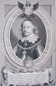 约翰-刘易斯（1590-1653）纳索-哈达玛伯爵，摘自《肖像画》，由佩特鲁斯-德-约德雕刻，1706年出版（雕刻版）。