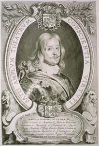 Magnus Gabriel（1622-86）Gardie的计数，来自&39;杰出人物肖像&39;，由Petrus de Iode雕刻，1706年出版