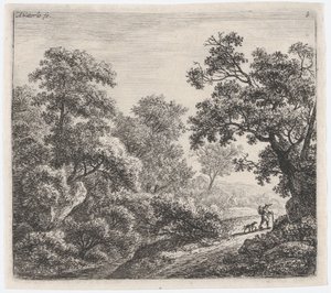 旅行者和他的狗 Le Voyageur et son Chien, 17世纪。 作者 安东尼滑铁卢