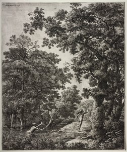 六幅大型直立式风景画，取材于奥维德《变形记》中的场景：阿耳甫斯和阿雷克萨 作者 安东尼滑铁卢