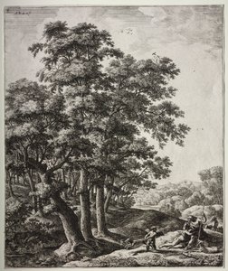 六幅大型直立式风景画，取材于奥维德《变形记》中的场景：维纳斯与阿多尼斯