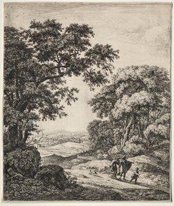 六幅大型直立式风景画，描绘了《旧约圣经》中的场景：亚伯拉罕解雇夏甲和以实玛利