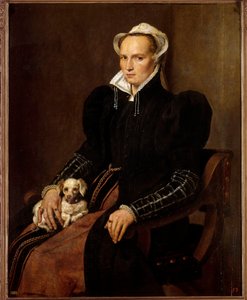 艺术家妻子的肖像 安东尼奥·莫罗 (1517-1575) 绘画 16 世纪马德里，普拉多博物馆