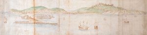 来自海上的多佛尔，16世纪中期 作者 安东尼·范·登·温加德