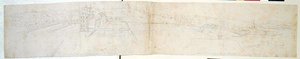 格林威治宫，约1544年（纸上笔墨和铅笔）。 作者 安东尼·范·登·温加德