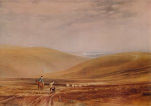 滩头附近的丘陵，1844年，1935年 作者 安东尼·范迪克·科普利·菲尔丁