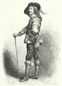 查尔斯一世，英格兰、苏格兰和爱尔兰国王（雕刻）。 作者 安东尼·范（继）戴克
