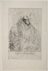鹿特丹的Desiderius Erasmus。 作者 安东尼·范·戴克