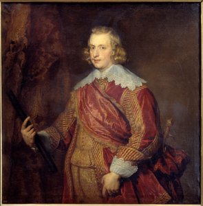 奥地利红衣主教婴儿费迪南德的肖像（1609-1641）安东·范·戴克（Anton Van Dyck）（1599-1641）的绘画（ec.flam.）太阳 1,07x1,06 米马德里，普拉多博物馆 作者 安东尼·范·戴克