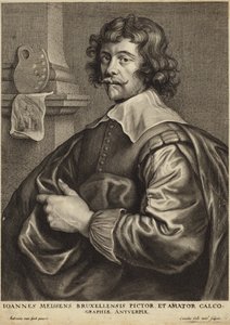Jan Meyssens的肖像 作者 安东尼·范·戴克