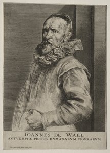 Jan de Wael Nevers的肖像。 作者 安东尼·范·戴克