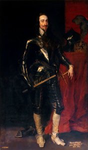 1638年，英格兰，苏格兰和爱尔兰的查理一世国王肖像1600-1649， 作者 安东尼·范·戴克
