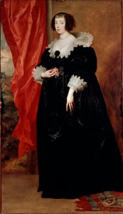 洛林玛格丽特 (1613-1662)、奥尔良公爵夫人和阿朗松的肖像画 Antoine (Antoon or Anton) Van Dyck (1599-1641) 作者 安东尼·范·戴克