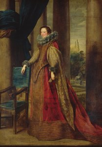 一位女士的肖像，被认为是Marquise Geromina Spinola-Doria de Genes