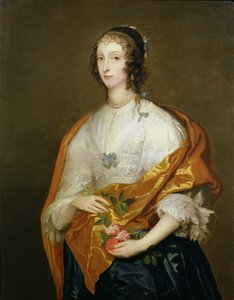 女王亨丽埃塔玛丽亚（1609-69） 作者 安东尼·范·戴克