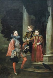 巴尔比的孩子们》，约 1625-27 年（布面油画） 作者 安东尼·范·戴克