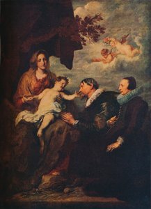 圣母与捐助者，c1630 作者 安东尼·范·戴克