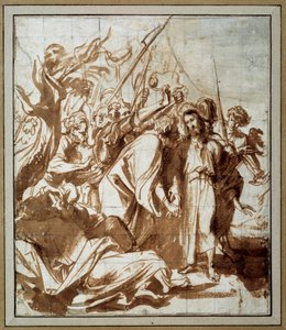 基督被捕。安东-凡-戴克（1599-1641）的画作，Ec.Flam. 作者 安东尼·范·戴克