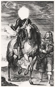 最初是法国路易斯的无头马术肖像，由Pierre Lombard（1612-80）刻（见105377-8）