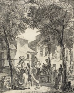 大道上的游行，1760年