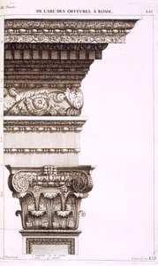 1682年，罗马的金和银匠拱门 作者 安托万·巴比（Antoine Babuty）