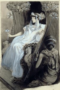 皮埃尔·洛伊斯（Pierre Louys）为阿芙罗狄蒂设计的画作，1896年
