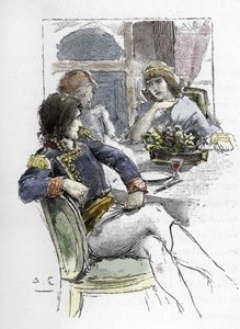 歌手朱塞皮娜·格拉西尼（Giuseppina Grassini，1773-1850 年）年轻时在贝尔蒂埃的陪伴下，在第一任执政官拿破仑·波拿巴的房间里，贝尔蒂埃后来成为了她的情人