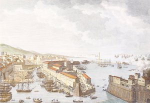 法国人进入里窝那，1796年6月，由Jean Duplessis-Bertaux（1750-1818）雕刻，Carle Vernet（1758-1836）绘图，法国革命战争，意大利 作者 Antoine Charles Horace Vernet