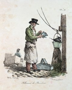 The Lamplighter，由Francois Seraphin Delpech雕刻（1778-1825） 作者 安东尼·查尔斯·贺拉斯·韦尔内