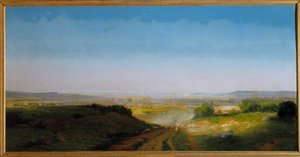 安托万-钦特鲁伊（1814-1873）的空间画，1869年的太阳。1,02x2,02 m . 作者 安托万·金特瑞