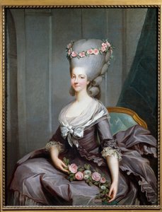 Lamballe公主Marie Therese Louise de Savoie Carignan的肖像