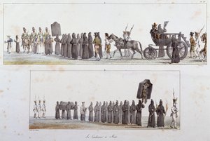 被安托万-让-巴蒂斯特-托马斯（1791-1834）判处死刑，水彩画 作者 安托万·让·巴蒂斯特·托马斯