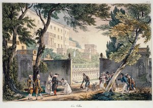 蒂沃利的埃斯特别墅，安托万-让-巴蒂斯特-托马斯（1791-1833）设计，意大利 作者 安托万·让·巴蒂斯特·托马斯