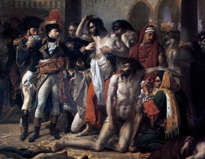 拿破仑·波拿巴（Napoleon Bonaparte），1804年3月11日，参观雅法的瘟疫袭击。