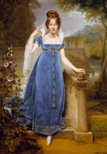 Henriette Scherrer, Comtesse Legrand (1795-1848)的腰部画像。安托万-让-格罗斯（1771-1835）的画作 作者 安东尼·让·格罗斯
