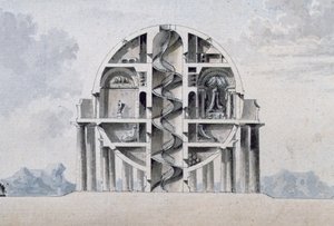 设计用于Cosmopolite的房子，1783（详细）（另见195241-195242,196724-196726） 作者 安托万·洛朗（Antoine Laurent）托马斯·沃多耶（Thomas Vaudoyer）