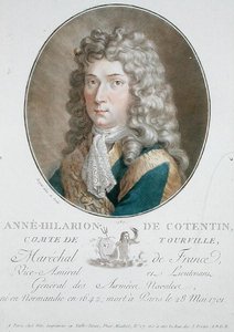 Anne-Hilarion de Cotentin (1642-1701) Tourville伯爵 作者 安托万·路易斯·弗朗索瓦·瑟金特·玛索