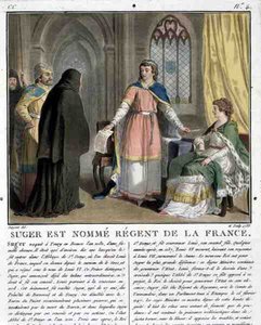 Abbot Suger（1082-1152）被命名为法国摄政王，1788年 作者 安托万·路易斯·弗朗索瓦·瑟金特·玛索